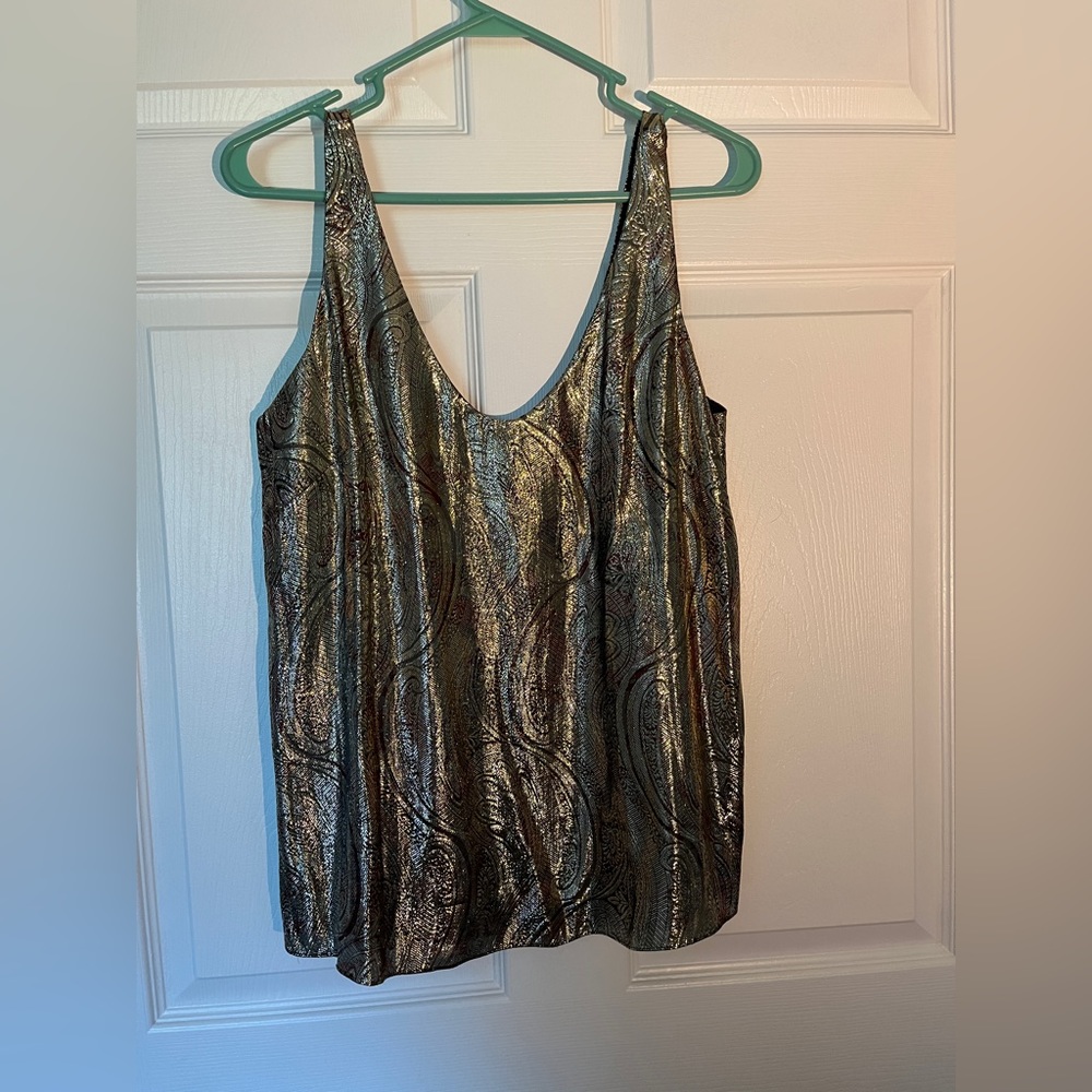 Metallic JCrew Tank